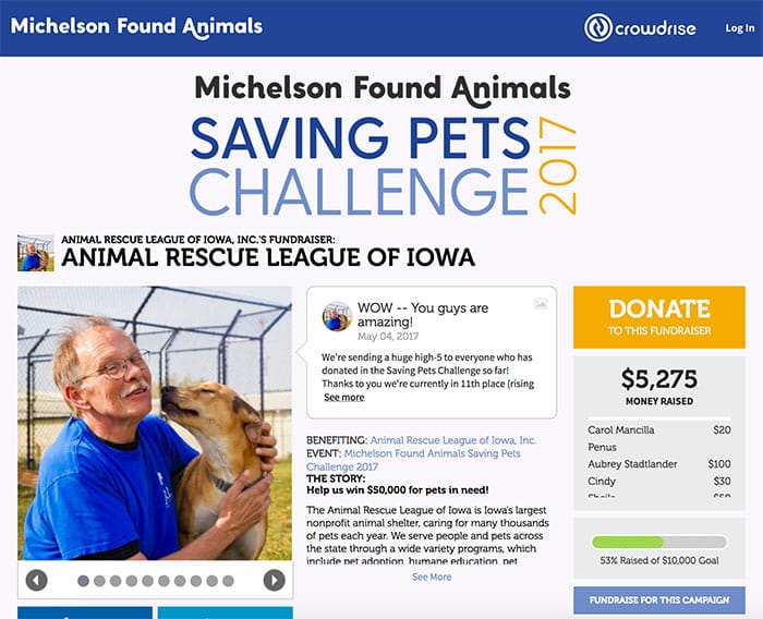 Saving Pets Challenge