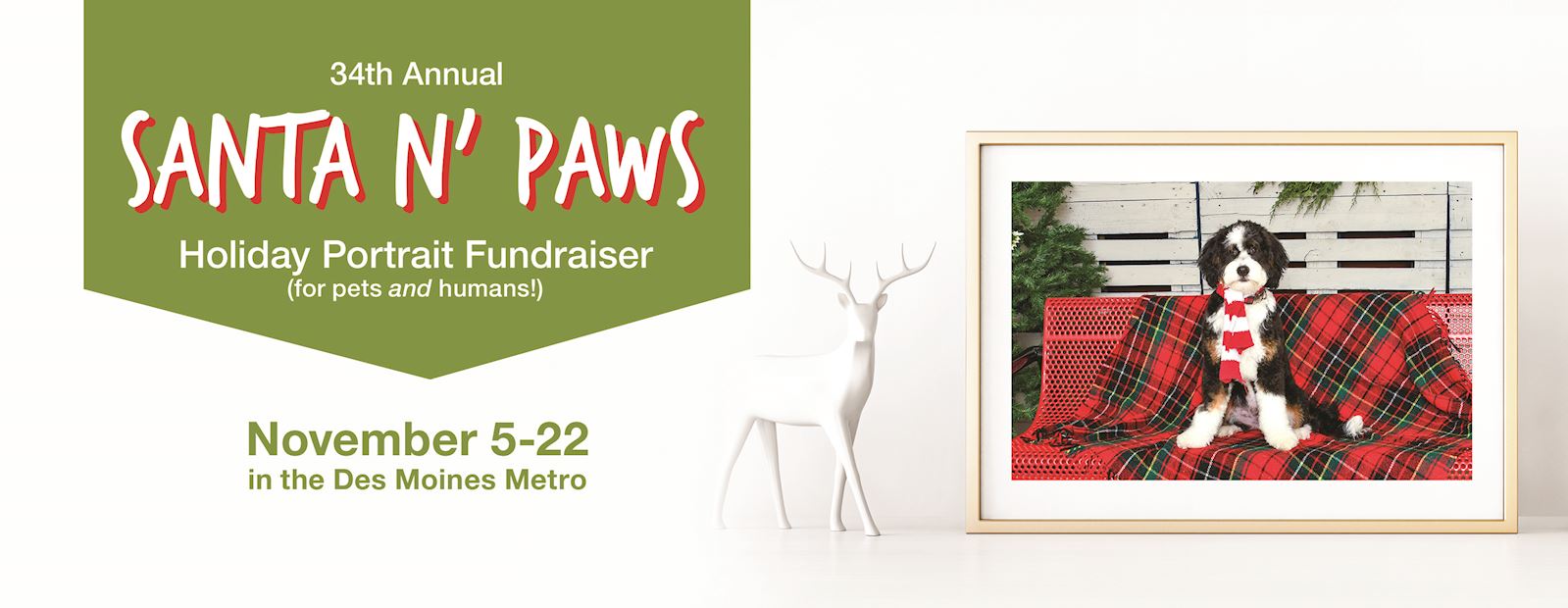 Santa N' Paws Holiday Portrait Fundraiser